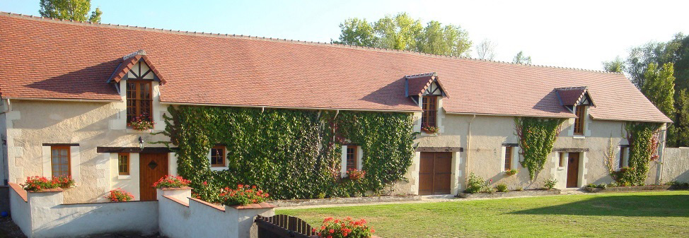 gite in Loire Valley with heated pool